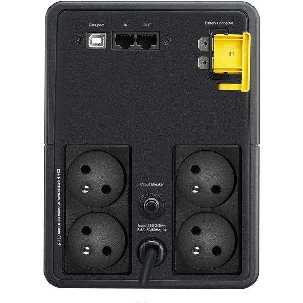 APC Back-UPS 1200VA 230V AVR French Sockets - Batérie - Obrázok HAW9000P01
