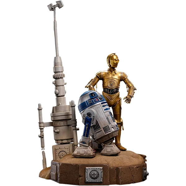 Soška Iron Studios Star Wars - C3-PO a R2-D2 Deluxe Art Scale 1/10 - Sochy a sošky - Obrázok HAX1000N01