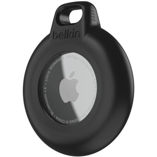 Belkin Secure Waterproof vodotesné puzdro na AirTag s krúžkom čiernej (4-pack) - Puzdra - Obrázok HBCF000O01