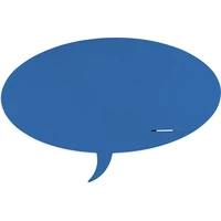 Rocada Skin Shape Talk 6441-5017 magnetická tabuľa dopravná modrá RAL 5017 - Magnetické tabule