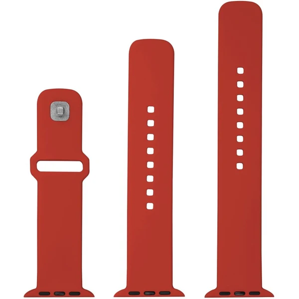 Set silikónových remienkov FIXED Silicone Sporty Strap pre Apple Watch 38/40/41mm, červený - Remienky - Obrázok HBM2000O01