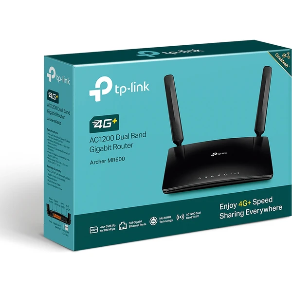 TP-Link Archer MR600 Wi-Fi 5 router čierny - Wi-Fi routery - Obrázok HBQFF00101