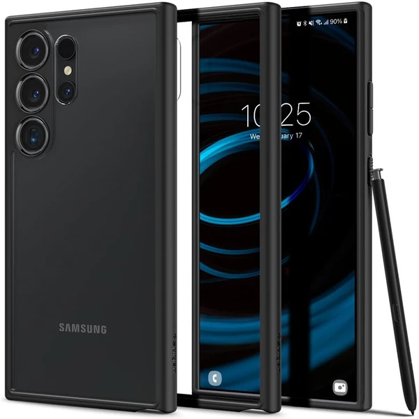 Spigen Ultra Hybrid Samsung Galaxy S24 Ultra matný čierny - Puzdra - Hlavný obrázok