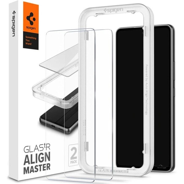 E-shop Spigen AlignMaster Glas.tR 2 Pack tvrdené sklo Samsung Galaxy A53 5G