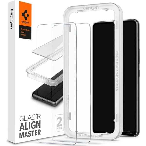 Spigen AlignMaster Glas.tR 2 Pack tvrdené sklo Samsung Galaxy A53 5G - Ochranné fólie a sklo - Hlavný obrázok