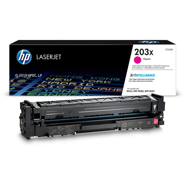 HP CF543X č. 203X Purpurová originálna - Tonery - Obrázok HCXUF00101