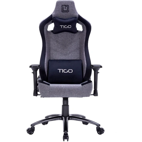 TIGO Raider herná stolička šedočierna - Stoličky - Hlavný obrázok