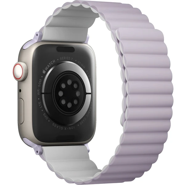UNIQ Revix obojstranný remienok pre Apple Watch 49/46/45/44/42mm Lilac (fialový/biely) - Remienky - Obrázok HE3WF00101