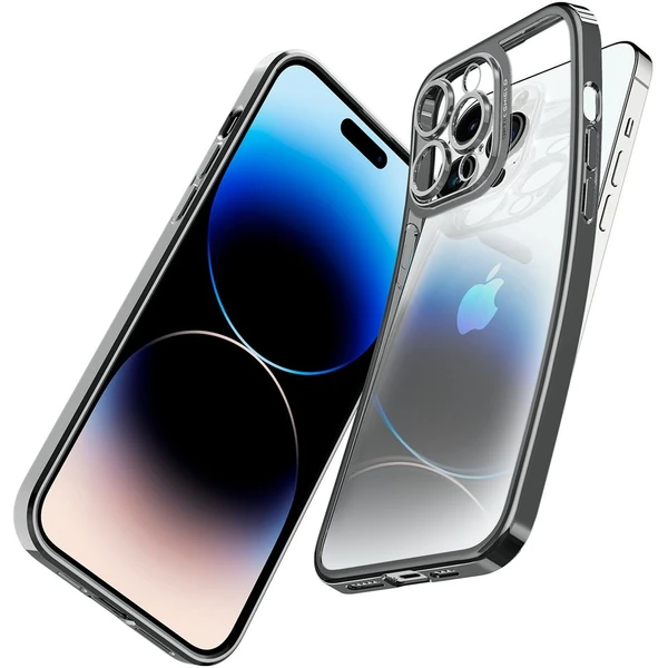 Spigen Optik Crystal kryt iPhone 14 Pro chróm/sivé - Puzdra - Obrázok HE79700301