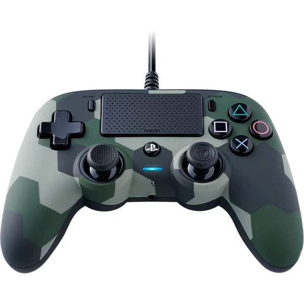 Nacon Gamepad Compact Controller Camo Green (PS4) - Herné ovládače - Obrázok HEOI100201