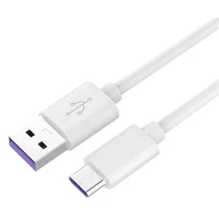 PremiumCord Kábel USB-C/M - USB 2.0 A/M, Super fast charging 5A, biely, 0,5m - Káble