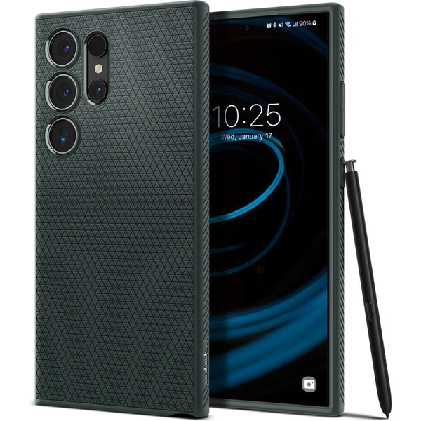 Spigen Liquid Air kryt Samsung Galaxy S24 Ultra zelený - Puzdra - Hlavný obrázok