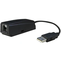 Thrustmaster USB-A/T.RJ12 redukcia pre PC kompatibilitu čierna - Káble a redukcie