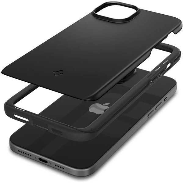 Spigen Thin Fit kryt iPhone 15 čierny - Puzdra - Obrázok HGU8000601