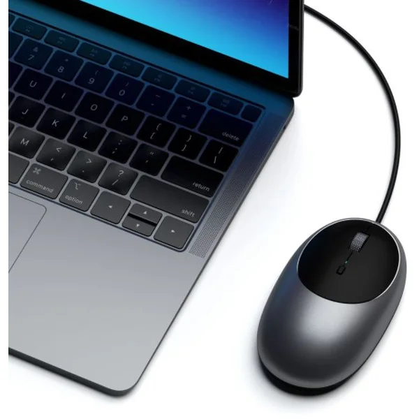 Satechi C1 USB-C drôtová myš vesmírne šedá - Myši - Obrázok HH6NF00101