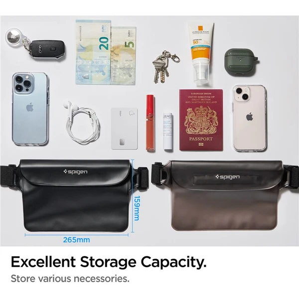 Spigen Aqua Shield WaterProof Waist Bag A620 1 Pack čierny - Puzdra - Obrázok HHA4000601