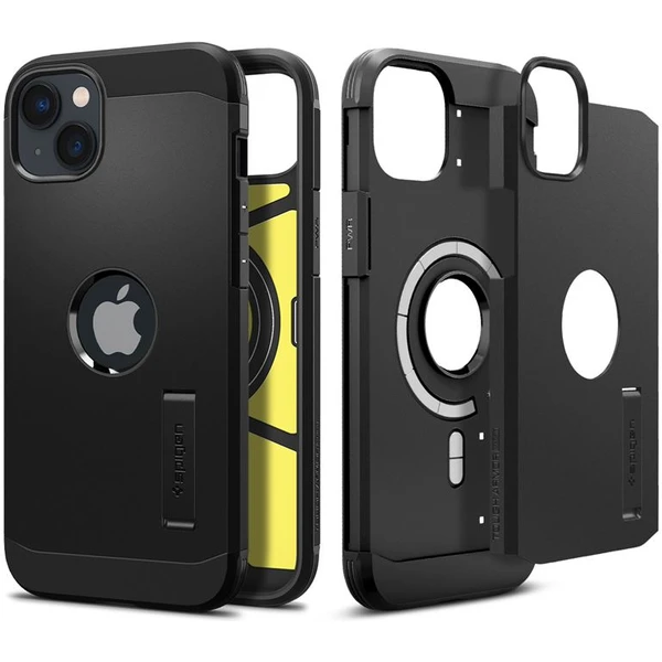 Spigen Tough Armor Mag kryt iPhone 14 čierny - Puzdra - Hlavný obrázok