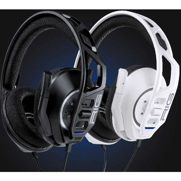 Nacon RIG 300 PRO HS herný headset pre PS4/PS5 biely - Slúchadlá - Obrázok HI37700301