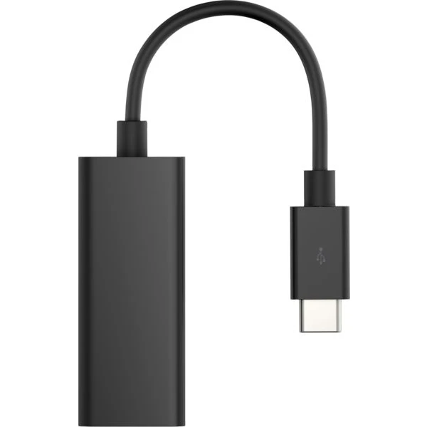 HP USB-C/RJ45 redukcia čierna - Káble a redukcie - Obrázok HIAH100501