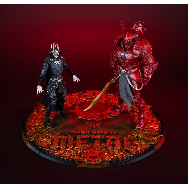 Akčné figúrky McFarlane DC - Batman Who Laughs (Knight Armor) & The Merciless (Dark Verse) 18 cm - Figúrky - Obrázok HIHE000K01