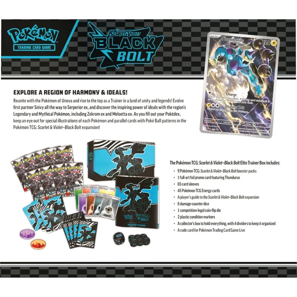 Pokémon TCG: SV10.5 Black Bolt - Elite Trainer Box - Pokémon karty - Obrázok HJPD000K01