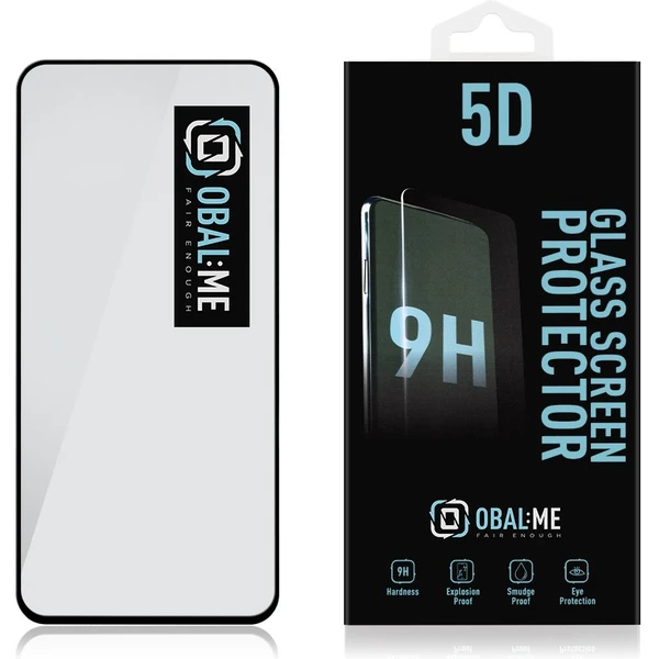 OBAL:ME 5D Tvrdené Sklo pre Samsung Galaxy A55 5G čierne - Ochranné fólie a sklo - Obrázok HJX3000P01