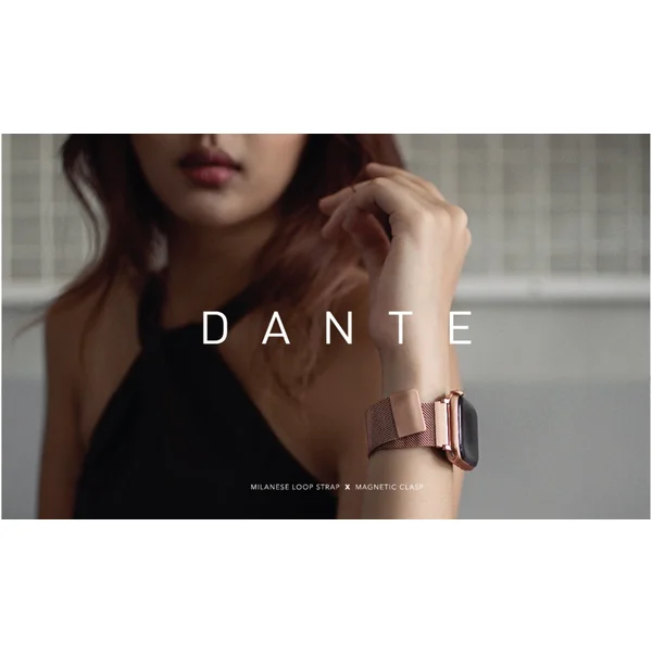 UNIQ Dante oceľový remienok Apple Watch 46/45/44/42mm grafitový - Remienky - Obrázok HL50300401