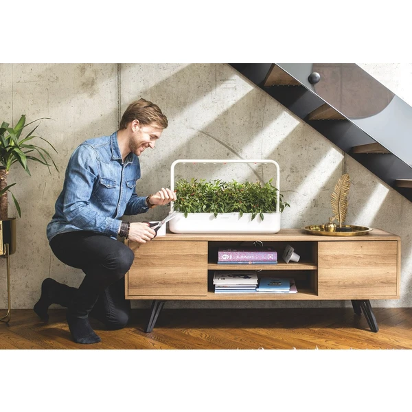 Click and Grow Smart Garden 9 šikovný kvetináč + 9ks kapsúl so semienkami sivý - Kvetináče - Obrázok HLEQ000401