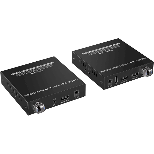 PremiumCord Optický HDMI KVM extender FULL HD 1080p až na 40km - Ostatné - Obrázok HLNF000K01