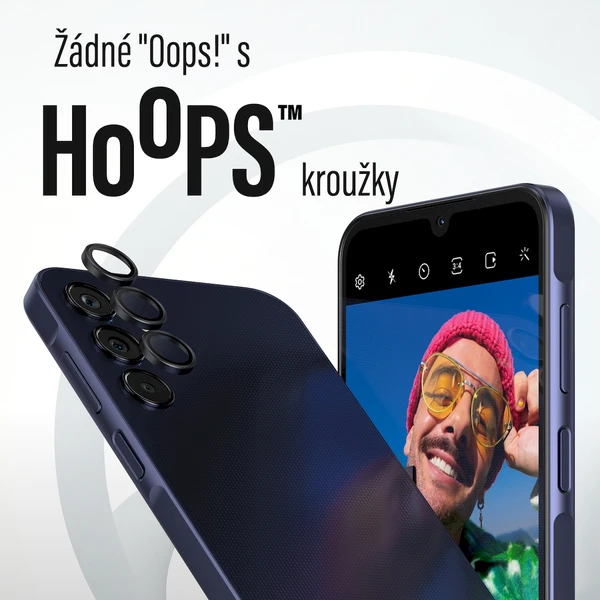 PanzerGlass HoOps ochranné krúžky Samsung Galaxy A25 5G - Ochranné fólie a sklo - Obrázok HM51000P01