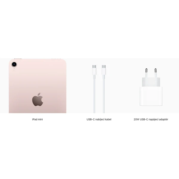 Apple iPad mini 256GB Wi-Fi + Cellular ružový (2021) - Tablety - Obrázok HMS5300401