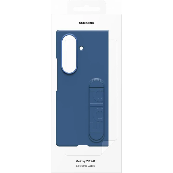 Samsung Silicone Case ochranný kryt Galaxy Z Fold7 modrý - Puzdra - Obrázok HNGE000K01