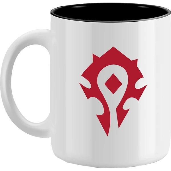 Keramický hrnček World of Warcraft Horda - biely 330 ml (darčekové balenie) - Hrnčeky - Obrázok HNGG000K01