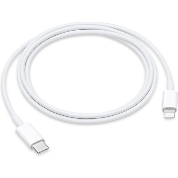 E-shop Apple USB-C/Lightning napájací kábel 1m biely