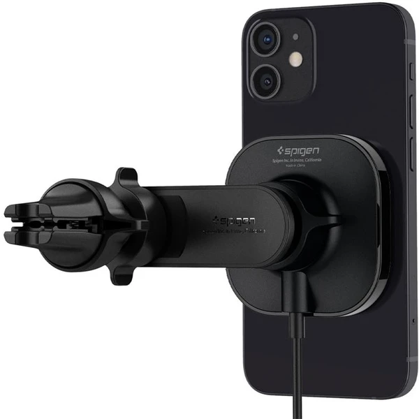 Spigen OneTap MagSafe Car Mount (ITS12W) držiak do auta čierny - Držiaky - Obrázok HNK0000N01