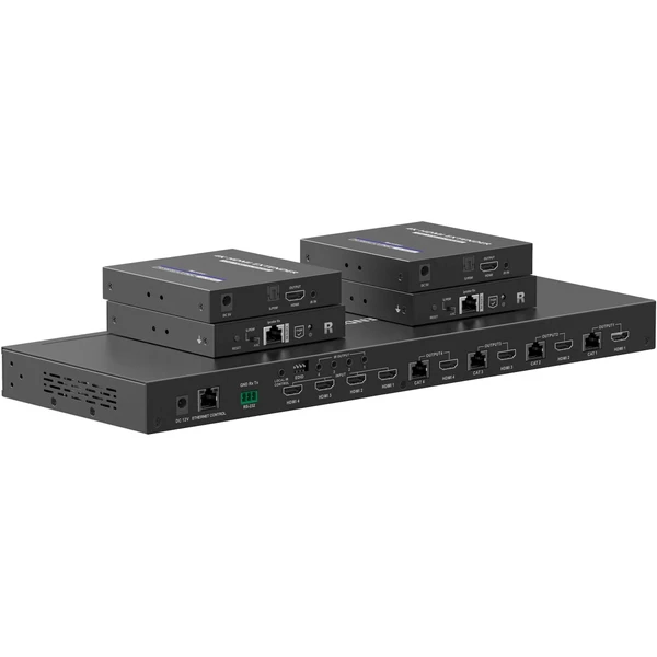 PremiumCord HDMI2.0 Matrix Extender Switch 4:4 - Ostatné - Obrázok HNPF000K01