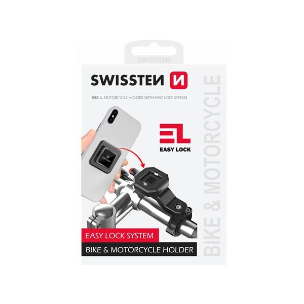 Swissten Easy Lock držiak mobilu na bicykel