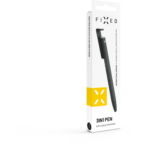 FIXED Pen 3v1 pera so stylusom a stojanom čierna - Stylusy - Obrázok HOC4100501