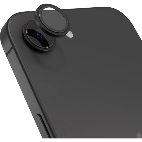 Epico hliníková ochrana šošoviek fotoaparátu pre Apple iPhone 17e/16e čierna - Ochranné fólie a sklo - Obrázok HOED000O01