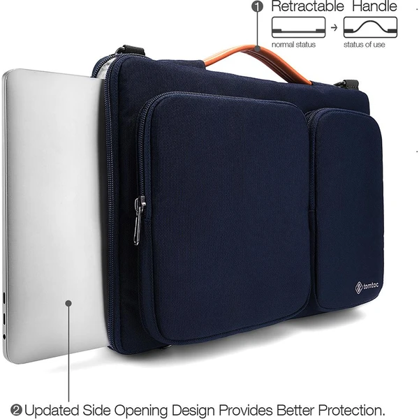 tomtoc Messenger 16" MacBook Pro 2019 tmavomodrá - Tašky - Obrázok HOKK200401