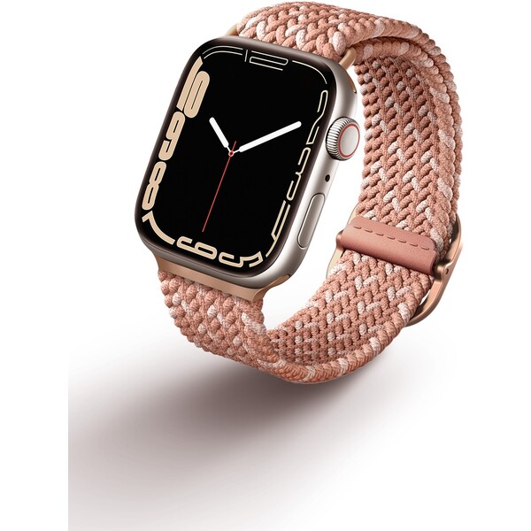 UNIQ Aspen Designer Edition remienok Apple Watch 42/41/40/38mm Citrus Pink