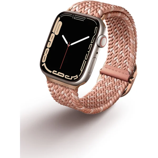 UNIQ Aspen Designer Edition remienok Apple Watch 42/41/40/38mm Citrus Pink - Remienky - Hlavný obrázok