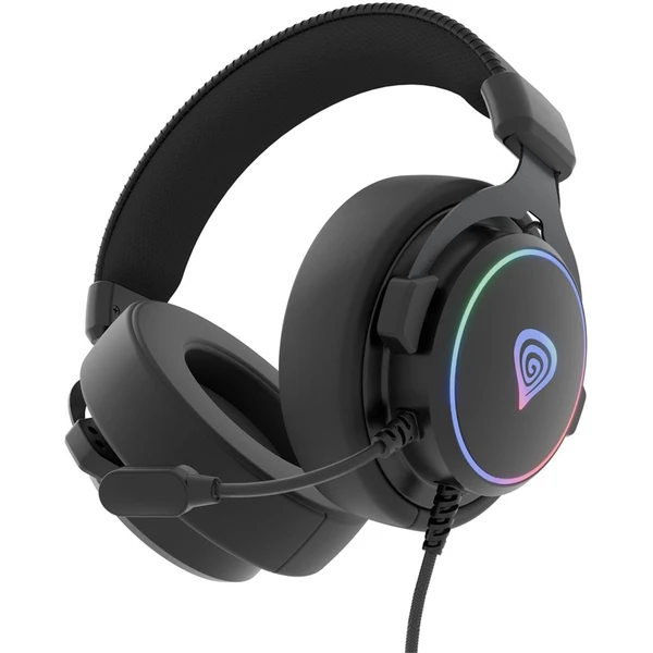 Genesis NEON 764 headset čierny - Slúchadlá - Obrázok HRSE000K01