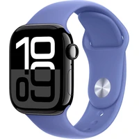 Apple Watch 42/41/40/38mm farbienkovo fialový športový remienok S/M - Remienky