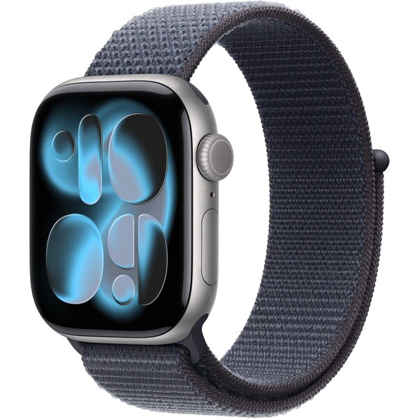 Apple Watch 42/41/40/38mm oceľovo modrý prevliekací športový remienok