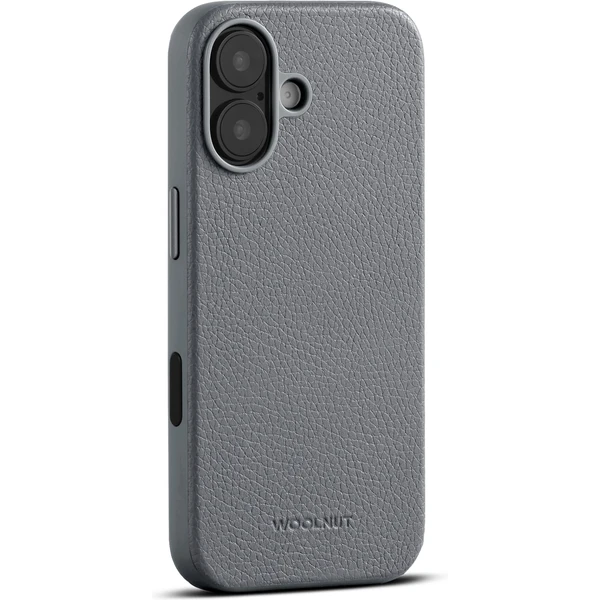Woolnut MagSafe kožený kryt iPhone 17 sivý - Puzdra - Hlavný obrázok