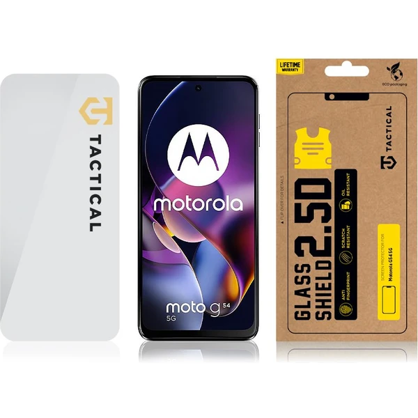 Tactical Glass Shield 2.5D sklo Motorola G54 5G/Power Edition číre - Ochranné fólie a sklo - Obrázok HTS2000L01
