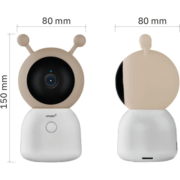 Omajin by Netatmo Baby Camera detská pestúnka + 64GB microSD karta - Kamery - Obrázok HU2A000N01