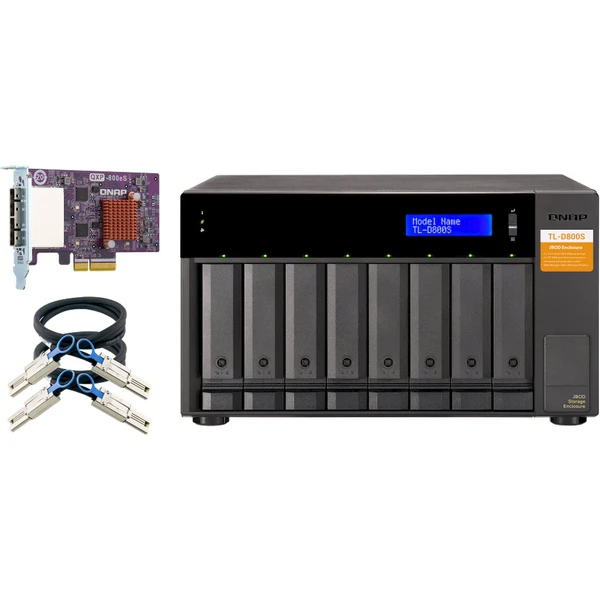 QNAP TL-D800S - Servery NAS - Obrázok HUFK000K01