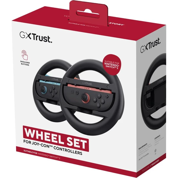 Trust GXT1257 Joy-Con Wheel Switch 2 držiak volantu - Volanty - Obrázok HUNK000K01